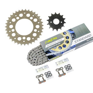 �T���X�^�[ KS3F601 �X�v���P�b�g&�`�F�[���L�b�g �X�^���_�[�h 520 �t�����g14T ���A35T 3�_�Z�b�g GB350/S/C 21�N-25�N �X�v���P �`�F�[��