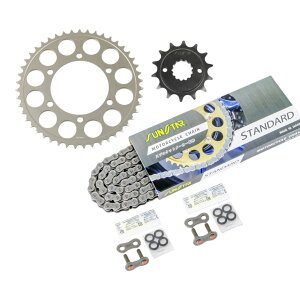 �T���X�^�[ KS3K301 �X�v���P�b�g&�`�F�[���L�b�g �X�^���_�[�h 520 �t�����g14T ���A47T 3�_�Z�b�g ZZR250 90�N-01�N �X�v���P �`�F�[��