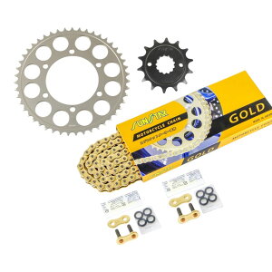 �T���X�^�[ KS3K303 �X�v���P�b�g&�`�F�[���L�b�g �S�[���h 520 �t�����g14T ���A47T 3�_�Z�b�g �J���T�L ZZR250 90�N-01�N �X�v���P �`�F�[��