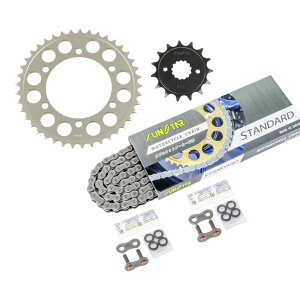 �T���X�^�[ KS3K701 �X�v���P�b�g&�`�F�[���L�b�g �X�^���_�[�h 520 �t�����g15T ���A41T 3�_�Z�b�g FX400R 86�N-88�N �X�v���P �`�F�[��