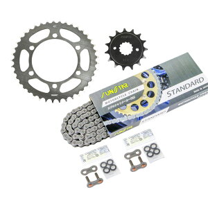 �T���X�^�[ KS3K705 �X�v���P�b�g&�`�F�[���L�b�g �X�^���_�[�h 520 �t�����g15T ���A41T 3�_�Z�b�g FX400R 86�N-88�N �X�v���P �`�F�[��