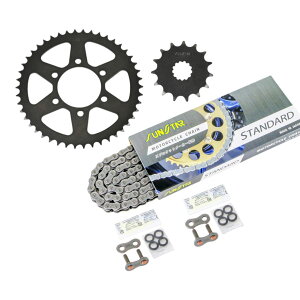 �T���X�^�[ KS3L305 �X�v���P�b�g&�`�F�[���L�b�g �X�^���_�[�h 520 �t�����g15T ���A46T 3�_�Z�b�g �j���W��400 400R 650R ER-6f ER-6n ���F���V�X Z650