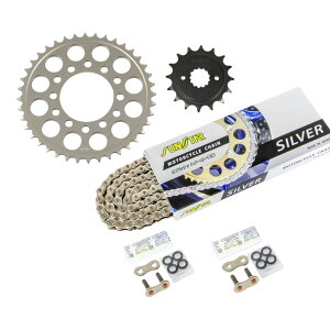 �T���X�^�[ KS40712 �X�v���P�b�g&�`�F�[���L�b�g �V���o�[ 525 �t�����g16T ���A40T 3�_�Z�b�g Z750FX(2)/(3) (E1/L1) 80�N-84�N �X�v���P �`�F�[��