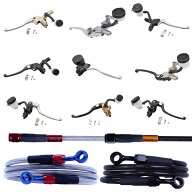 NSR50/80 メッシュ ブレーキホース マスターシリンダー セット フロント NSR50/80 NSR50 98-99 A-AC10/ N…
