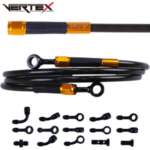 NMAX ���b�V�� �u���[�L�z�[�X �t�����g 30cm�����O �X���[�N �S�[���h/�u���b�N ���b�V���u���[�L�z�[�X N MAX ABS 16-20/N MAX155 ABS 17-20 �o�[�e�b�N�X
