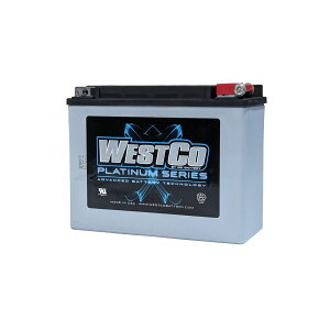 �E�G�X�g�R WCP18 �o�b�e���[ Platinum 12V/20Ah �n�[���[�_�r�b�h�\�� �o�C�N �[�d