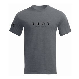 THOR ソアー 3030-22536 ECLIPSE Tシャツ グラファイトヘザー L 半袖 ロゴT バイクウェア ウエストウッド