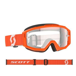 SCOTT 285537-0036113 SPLIT OTG ゴーグル オレンジ バイク 目 紫外線 保護 眼鏡対応