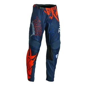 THOR 2903-2221 23 SECTOR GNAR MXパンツ ミッドナイト/オレンジ 22インチ キッズ バイク 子供 ズボン メッシュ