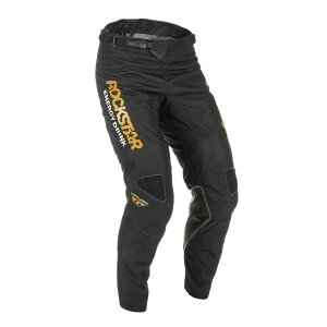 FLY フライ 375-03328 MXパンツ KINETIC ROCKSTAR キネティック ロックスター ブラック/ゴールド 28インチ ズボン オフロード ウエストウッド