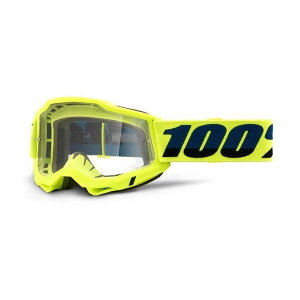 100% 50024-00001 MXゴーグル ACCURI2 アキュリ2 イエロー キッズ 子供 眼鏡 メガネ 保護 オフロード ウエストウッド