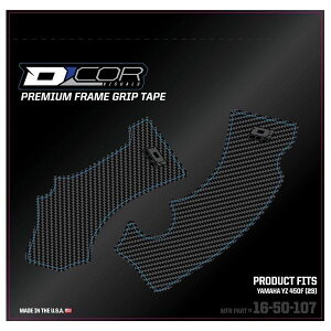 D'COR 16-50-107 �f�J�[�� �t���[��GRIPTAPE �O���[ YZ250F/450F �o�C�N �O�� �p�[�c