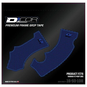 D'COR 16-50-108 �f�J�[�� �t���[��GRIPTAPE �u���[ YZ250F/450F �o�C�N �O�� �p�[�c