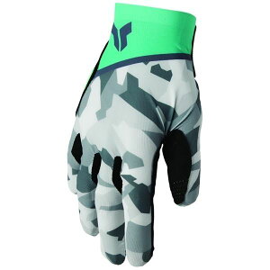 THOR 3331-0278 SPORT MXグローブ SHADOW ティール L ガールズ バイク レディース 手袋 ストレッチ