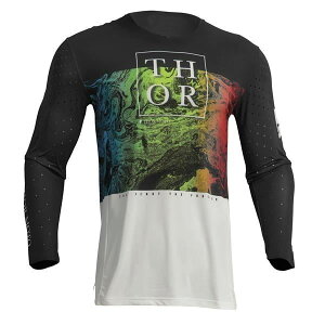 THOR 2910-7045 23 PRIME MELTER MX�W���[�W �u���b�N/���B���e�[�W�z���C�g XL �o�C�N �E�F�A