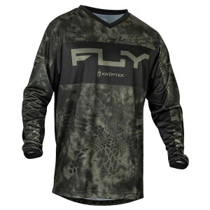 FLY 377-925M 24モデル F-16 SE KRYPTEK MXジャージ モスグレー/ブラック M バイク ウェア ストレッチ