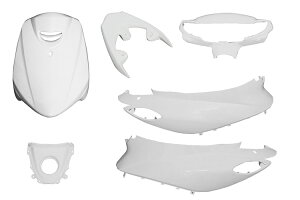 ヤマハ ジョグ SA39J 外装 カウル セット 6点 白 外装セット パールホワイト ZR JOG jog バイクパーツセンター