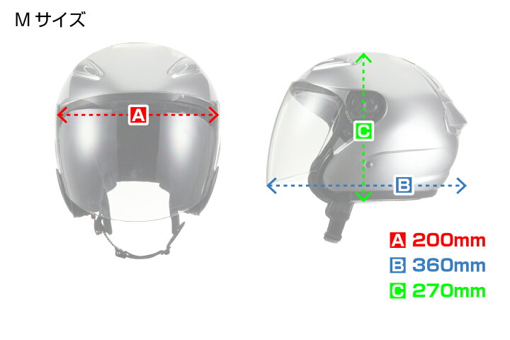 楽天市場】バイクヘルメット エアロフォルムジェットヘルメット 