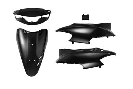【楽天スーパーSALE！買えば買うほどおトク！】ホンダ ライブディオ AF34 1型 外装　カウル　セット 5点 黒 ブラック 塗装済 外装セット LiveDio ライブDIO dio ZX バイクパーツセンター