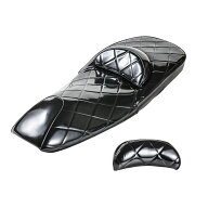 ヤマハ マグザム SG17J/ SG21J エナメルシートAssy 黒 MAXAM ベース付シート バイクパーツセンター