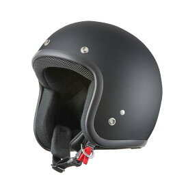バイクヘルメット スモールジェット マットブラック フリーサイズ SG規格適合 PSCマーク付 バイク オートバイ ヘルメット バイクパーツセンター