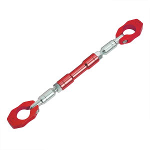 アルミハンドルブレース 赤 汎用 カスタム レッド 22.2φ バイク オートバイ バイクパーツセンター