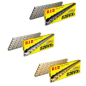 DID �o�C�N�`�F�[�� 520VX3-100L 520VX3-110L 520VX3-120L ZJ �J�V���W���C���g�t �X�`�[�� �S�[���h �V���o�[ X�����O�`�F�[��