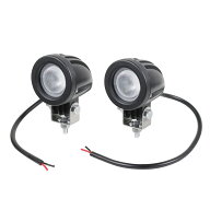 バイク フォグランプ ホワイト 白 広角 LED 左右セット バイクパーツセンター