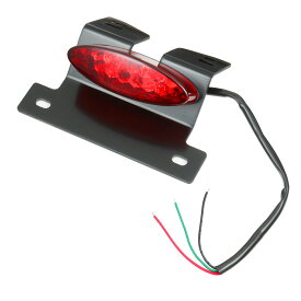 LEDキャッツアイテールAssy 赤 汎用 レッド スリムテールライト バイクパーツセンター