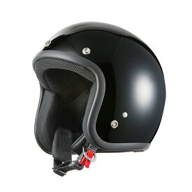 バイクヘルメット スモールジェット ブラック フリーサイズ SG規格適合 PSCマーク付 バイク オートバイ ヘルメット バイクパーツセンター