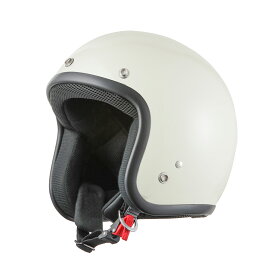 バイクヘルメット スモールジェット ホワイト フリーサイズ SG規格適合 PSCマーク付 バイク オートバイ ヘルメット バイクパーツセンター