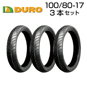 DURO 100/80/-17 3�{�Z�b�g �o�C�N �I�[�g�o�C �^�C�� ���i�� �_�����b�v OEM �f���[��