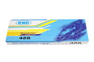 KMC バイク用チェーン 428-120L ドライブチェーン ノンシール クリップ式 Chain 120リンク バイクパーツ…