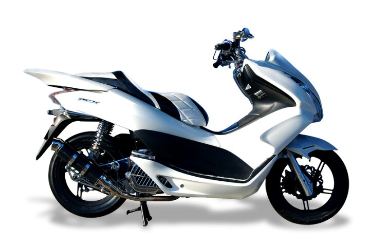 楽天市場 ホンダ Pcx Jf28 カスタム カーボン マフラー ガスケット付 125 Pcx バイクパーツセンター パーツセンター楽天市場店