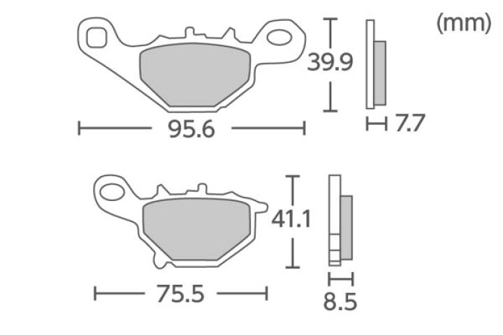 6235 ブレーキ3点セット アドレスV100 アドレスv125 レッツIIS V50 アドレスV125G アドレスV125S レッツ2s CF46A  CF4EA 【SALE／10%OFF