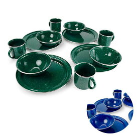 ジーエスアイ GSI パイオニア ホウロウテーブルセット 11871908212000 [食器セット 4人分 ホーロー]