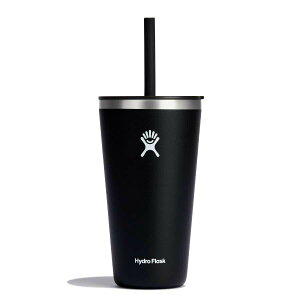 nChtXN Hydro Flask 28oz ALL AROUND TUMBLER WITH STRAW LID Black 8901740032241^u[