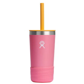 ハイドロフラスク Hydro Flask 12oz KIDS TUMBLER WITH STRAW LID Dahlia 8901770149251子ども用 ストロー付