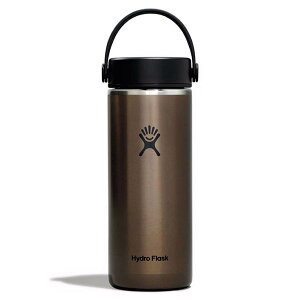 nChtXN Hydro Flask LIGHT WEIGHT 16oz WIDE MOUTH Obsidian 8901930060251 [^u[]