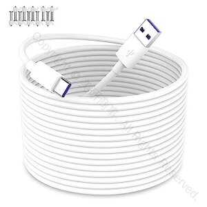 USB Type-Cケーブル 5M USB A to USB Cケーブル 防犯カメラ給電対応 Miカメラ 2K Xiaomiスマートカメラ C400 EZVIZ YESKAMO Wyze Cam対応 ノートパソコン Nest Cam Xbox PS5コントローラー電源コード タブレット PC モ