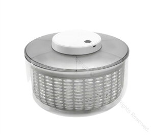サラダスピナー 電動 USB充電式 野菜水切り器 自動 回転式 サラダや野菜の水切りに最適 カゴ ザルタイプ 高速水切り 大容量 2.8L キッチンツール 調理器具