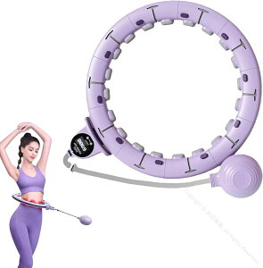 フラフープダイエット用 フラフープ 大人・子供兼用 運動器具 スマートフラフープ 組み立て式 フィットネスフープ エクササイズ ダイエット器具 サイズ調整可能 直径約65~110CM 軽量設計で持