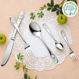 【ゆうパケット対応】『ピーターラビット 18-10ステンレス カトラリー』【ステンレス製 フォーク スプーン ナイフ 絵本 うさぎ 燕市製 日本製】