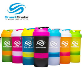 【送料無料】『SmartShake スマートシェイク 600ml Mix Color ミックスカラー』＜※色の組み合わせは選べません＞【プロテインシェイカー プロテイン ボトル スポーツ 水筒 マイボトル 筋トレ カラフル】