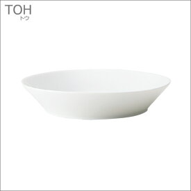 『小田陶器 TOH トウ 19弐重 白』＜白磁＞【食器 日本製 皿 プレート】