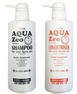 アクアゼオ シャンプー コンディショナー の各1本セット ローズマリーの香り AQUA Zeo 犬用 ペット ゼオ…