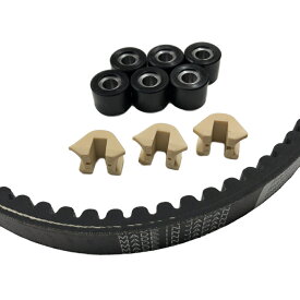 アドレス V125 G S CF4EA　ドライブベルト 交換セット 国産Vベルト スライドピース ウエイトローラー BPK-DVRK-305