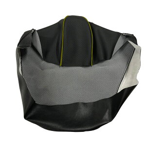 ライブディオ Dio SR ZX (AF34 AF35) シート カバー 生地 表皮 黒エンボス・黄色パイピング 張替え 純正シート 対応 国内生産 補修用 カスタム ドレスアップ ぴったりフィット レストア BSK-HCH1007-C10