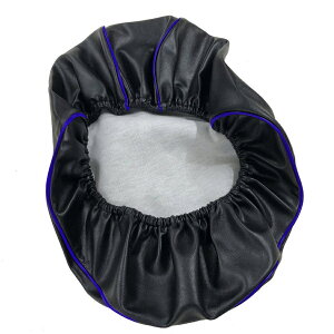 ディオ Dio(AF62 AF68) シート カバー 生地 表皮 黒生地・青パイピング 被せタイプ 純正シート 対応 補修用 日本製 カスタム ドレスアップ かんたん装着 ぴったりフィット レストア BSK-HCR1008-C10P50