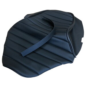 Z900RS カスタム シートカバー タンデムベルト付 生地 タックロール エンボスブラック 張替 純正シート対応 ネオクラシックスタイル 国内生産 オススメ バイクシート神戸 BSK-KCH5597-C80P90